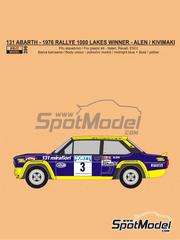 GPmodeling 131ITA124: Engine 1/24 scale - Fiat 131 Abarth Group 4 